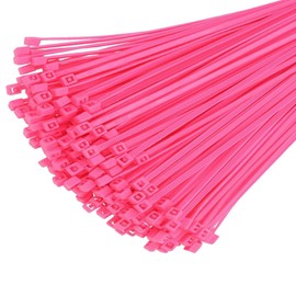 KafTon Fluorescent Pink Cable Ties Pack of 100 (300mm x 4.8mm)