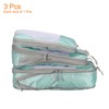 HARFINGTON 3pcs Compression Packing Cube for Suitcases Lightweight Luggage Organizers