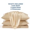 Bedsure Satin Sheets - Similar to Silk Bedsheets, 4-Piece Luxury