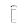 OSMA Black 111mm Stopend Internal Left Hand for Stormline Ogee