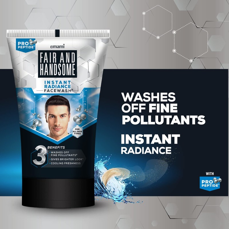 Fair and Handsome Emami Limited Instant Fairness Face Wash 100