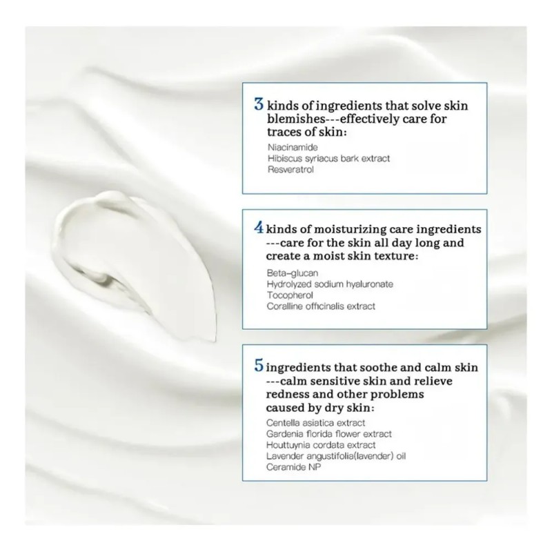 Ci 345 Relief Cream, Crema Hidratante Facial Coreana, 1