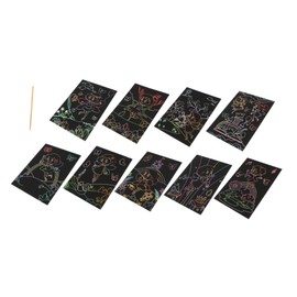 KONTONTY 1set Set of Scratch Paper for Boys and Girls Creative Painting Activity for Family Fun