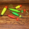 Catfish Hook Set Offset Octopus Circle & Baitholder Hooks 100-Pack
