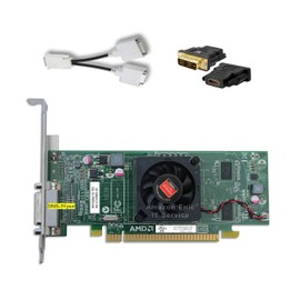 Epic IT Service AMD Radeon HD 7350 512MB Graphics Card (Full Bracket, Dual 1080P HDMI), fits Normal Size Computer only, UEFI Boot, Supports Windows Vista, 7, 8, 8.1, 10 and 11