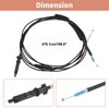 INFINAUTO NO.912-779 Fuel Filler Door and Trunk Lid Release Cable