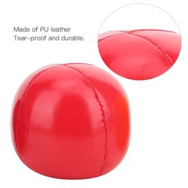 3PCS Juggling Balls for Beginners and Professional Juggling Ball Set, Portable PU Leather High End Juggling Toys for Kids and Adults Choice of The World Champions (Mixed Color)