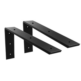 Countertop Support Bracket 2 Pack Heavy Duty Countertop Hidden Bracket 18" x 8" x 2 1/2" L Bracket Metal Corbels for Quartz/Granite/Wood/Concret/ Laminate Countertops