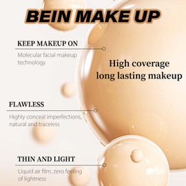 Leg Make-Up Waterproof without Transmission, Leg Makeup Concealer, Waterproof Cover Cream for Varicose Veins, Durable Cover, Tattoo Cover (#03 Bronze)