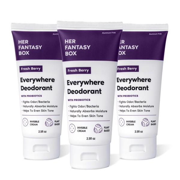 Everywhere Deodorant with Probiotics (Berry)- 3 Pack