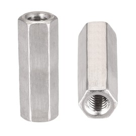DTGN M8x40mm(DxL) - Hex Standoff Spacer Nuts -2Pack- Good for Electronic Machine - 304 Stainless Steel Coupling Screws