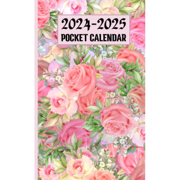 2024-2025 Pocket Calendar: Two-Year Monthly Planner for Purse | 24