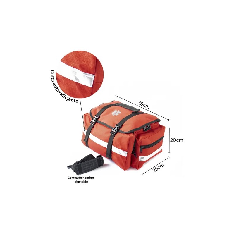 Mochila Botiquín Equipada Primeros Auxilios T1 Básica