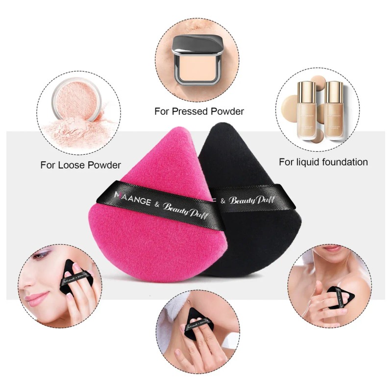 Esponja Maquillaje En Polvo 6 Pcs Beauty Blender Con Caja