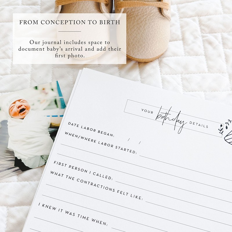 Pregnancy Journal: Welcoming Our Little One, A simple black and