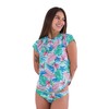 Short sleeves Lycra Womens - Java Tropical