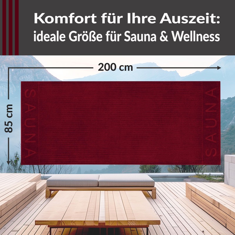 Lashuma Robin Men's Sauna Towel 85 x 200 cm Copenhagen