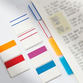 250 Sheets 2 Inch Colorful Sticky Tabs Colored Index Tab Repositionable Page Markers Labels Self Adhesive Flag Tabs Notes for Notebooks Binders
