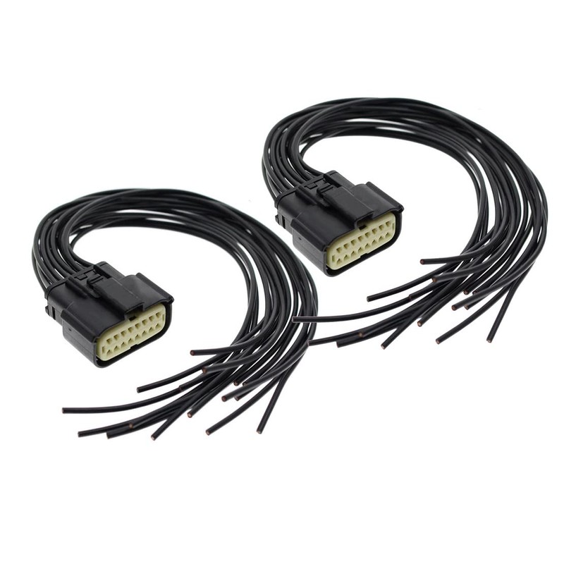 FZJDSD 2 Headlight Connector Pigtail Compatible with Jeep Grand Cherokee