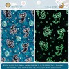 BORORO Black Axolotl Gifts Glow in The Dark Blanket Cute