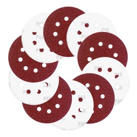 20 Pcs 125mm Sanding Discs, Viaky 8 Hole 60 Grits Hook and Loop Orbital Sander Discs for Polishing, Dustless Round Sanding Pads for Random Orbital Sander