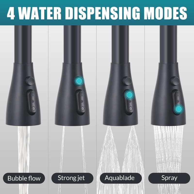 Kitchen Sink Faucet Replacement Parts - 4 Function Nozzles with
