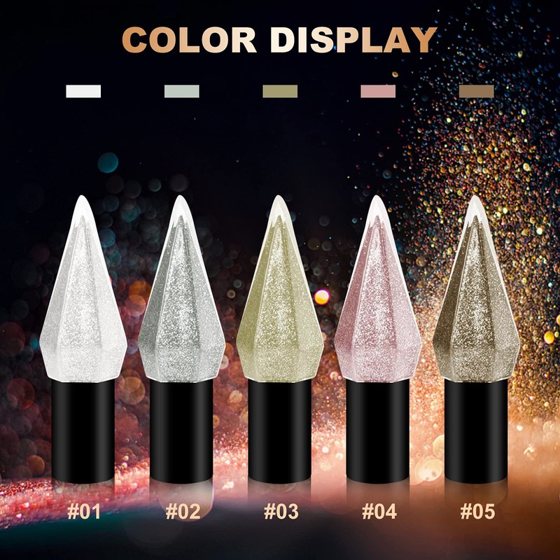 Erinde Glitter Liquid Eyeliner & Diamond Eyeshadow, Liquid Eye Shadow