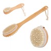AutoWT Cepillo De Corporal Facial Masaje Estimula Circulación 3 Pzs