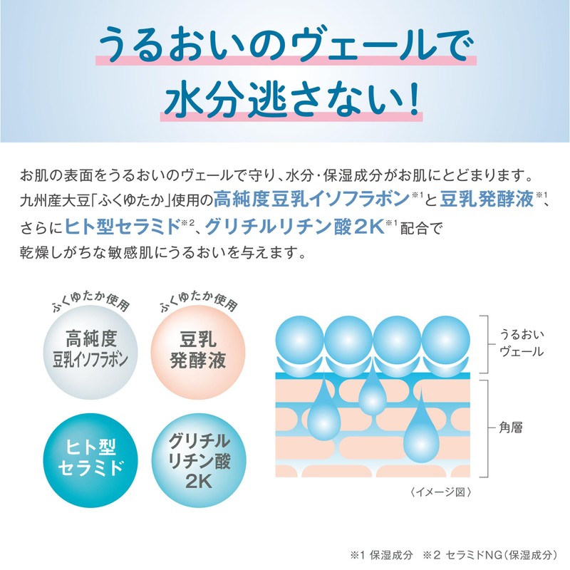 Nameraka Honpo Mild Lotion, NC Moisturizing, Dry, Sensitive Skin, Alcohol