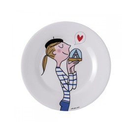 Petit Jour - Dinner Plate Parisian White, Diameter 20 cm - Melamine