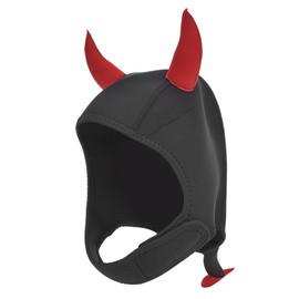 Neoprene Scuba Free Diving Animal Cartoon Hat Cap Helmet Hood Equipmentsmall devil red