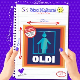 Cult Kitty Funny 50th Birthday Cards for Women - Oldi 50th - 50th Birthday Card Women, Birthday Card for Her, funny birthday cards for women