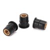 Well Nuts, 100 Pieces M6 0.8 mm Rubber Nut Rubber