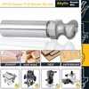 2pcs Finger Pull Router Bits Set 1/2 Inch Shank, Drawer