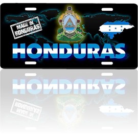 Honduras Aluminum License Plate Sign Placa 6" x 12" c