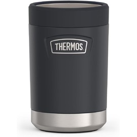 THERMOS ICON SERIES, aislante para latas de bebidas, 12 onzas, granito, acero inoxidable aislado al aspiradora