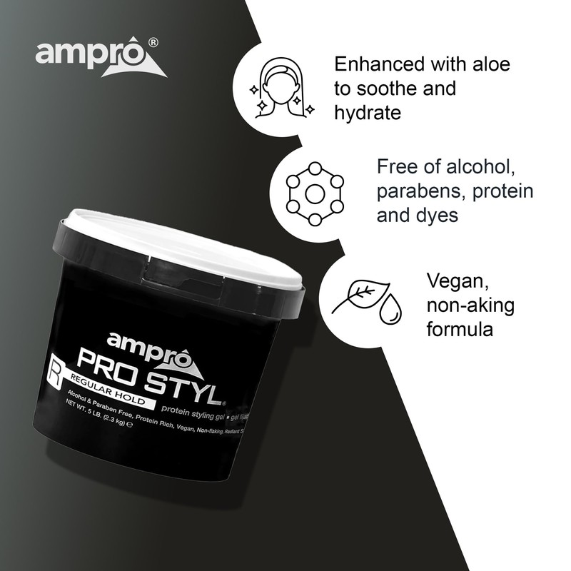AmPro Pro Styl Styling Gel - Protects and Strengthens Your