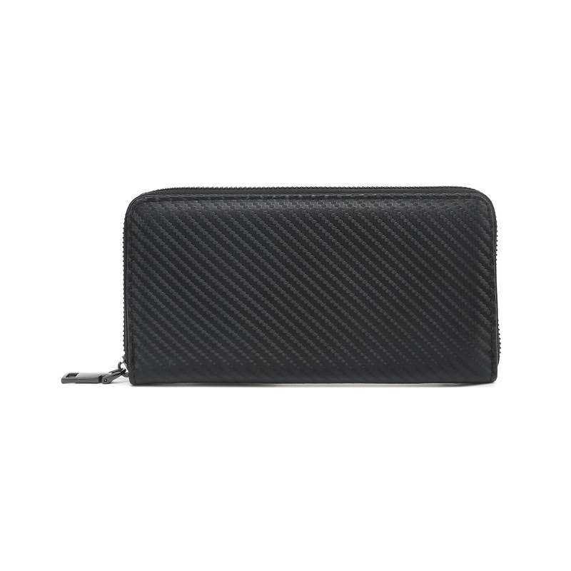 K·LORD Men's Long Wallet, Large Capacity, Zipper, Skimming, Separate Type,