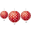 Teacher Created Resources 77227 Red Polka Dots Paper Lanterns