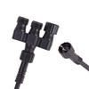 CLGarden IP44 Low Voltage 3-Way Splitter Plug & Light Plug-In