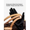 Replacement Leather Straps Fits Speedy Soft 25/30/35 Bags, Length 27.5