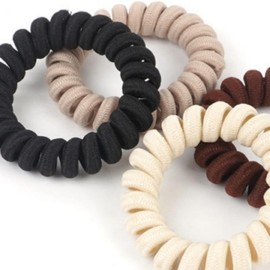 Twisted Hair Ties for Women 1pc Black 5ea
