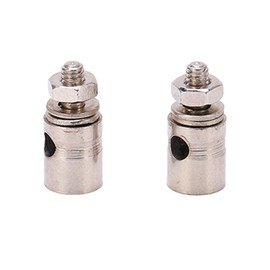 KooingTech 10 Pieces RC Model Push Rod Connector, RC Aeroplane Stainless Steel Push Rod Stopper 1.8 mm / 1.9 mm / 2.0 mm / 2.1 mm for KT Fixed Wing Aircraft