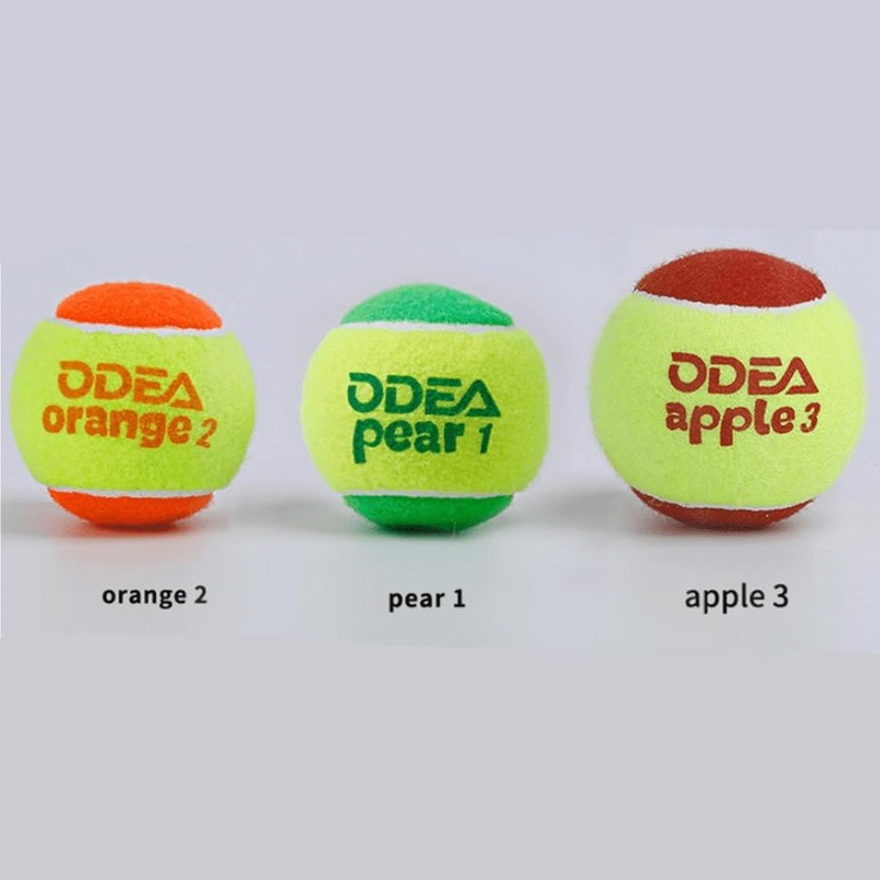 Odea Stage 3 Apple 3 Low Compression Tennis Balls -