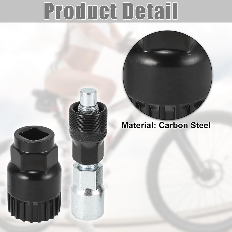 X AUTOHAUX Bicycle Crank Extractor Puller Kit Square Taper Remover