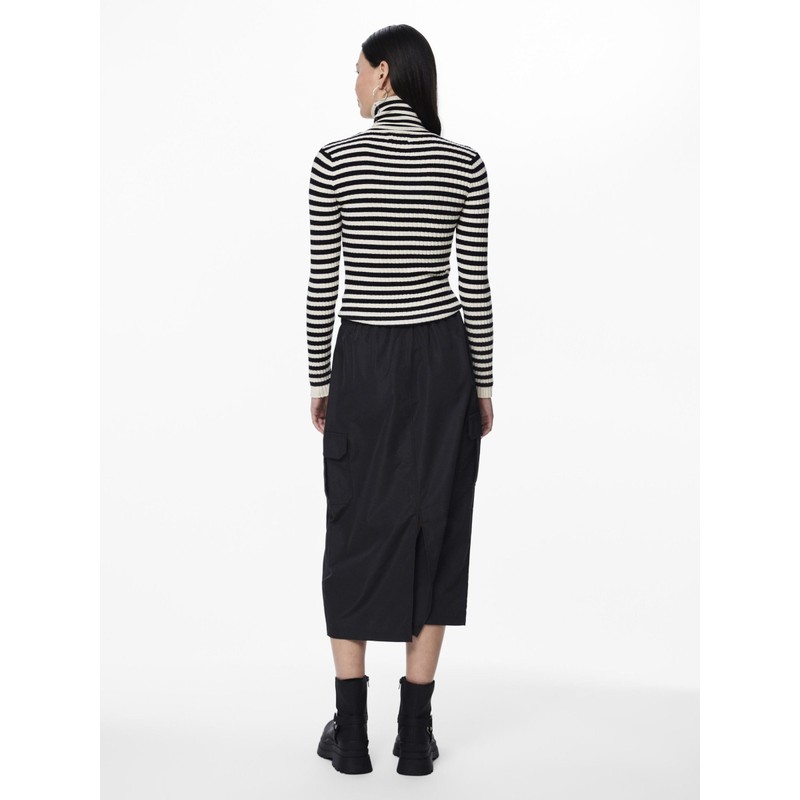 PIECES Pcjobina Mw Midi Cargo Skirt Mm Cargo Skirt, black