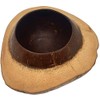 VIE Coconut Bowl Natural Round Shell Large 22-25 cm Outer