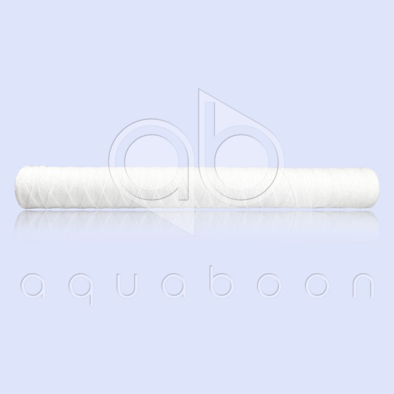 Aquaboon 1 Micron 20" x 2.5" String Wound Sediment Water