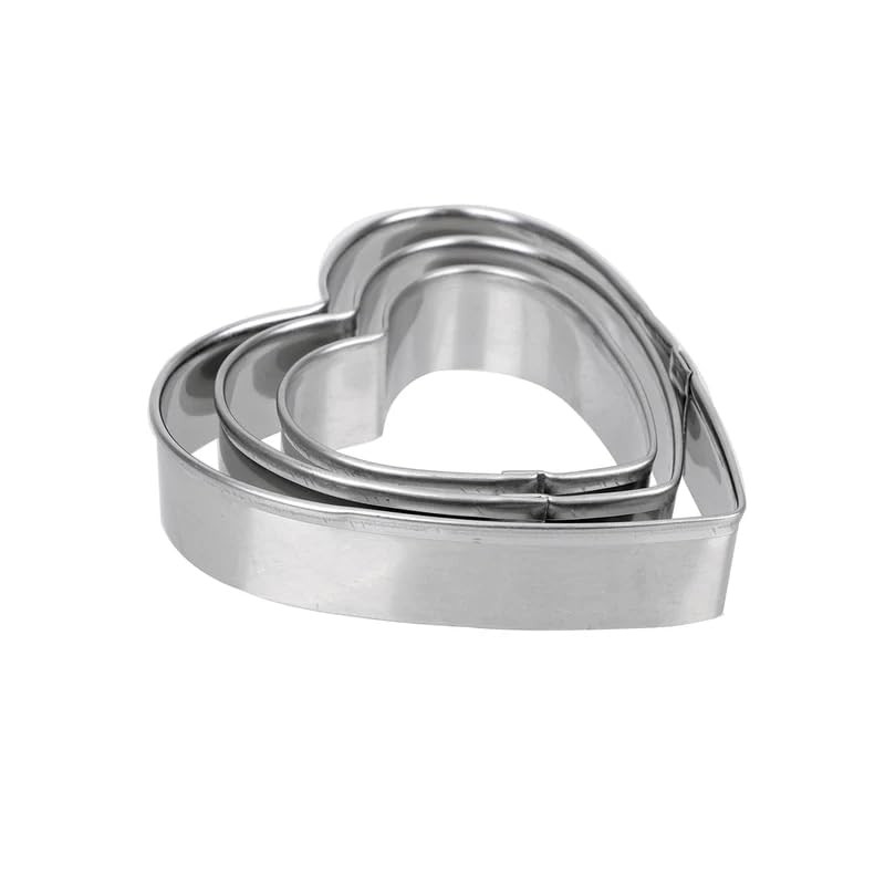 GOOD STUFF Set of 3 Steel Round Cookie Cutters in