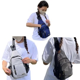 Waterproof Sling Backpack Crossbody Sling Bag for Women Men, Multipurpose Travel Hiking Adjustable Chest Bag Casual Daypack with Pocket